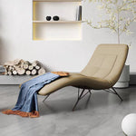 LIVARA EC1103 Metal Bentwood High-Density Wood Foam Leather Silicone Leisure Solid Chair