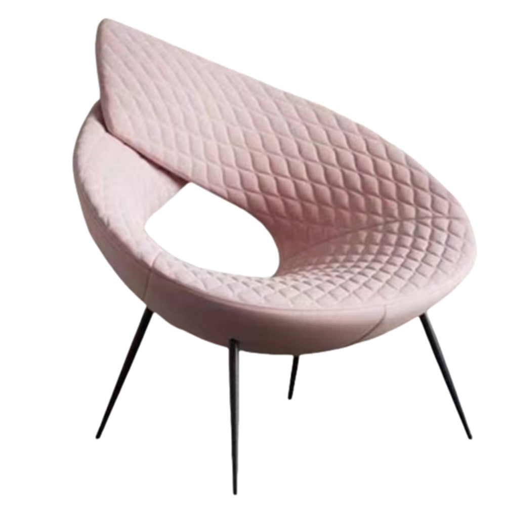 LIVARA EC1121 Sponge Frame Leisure Metal Microfiber Chair