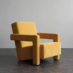 LIVARA EC1132 Cotton Fabric Linen Leisure Chair