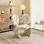 LIVARA EC1141 Stylish Cotton Shaped Leisure Chair
