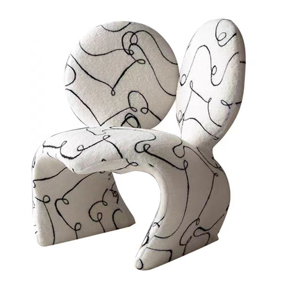LIVARA EC1141 Stylish Cotton Shaped Leisure Chair