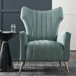 LIVARA EC1143 Fabric High-Quality Leisure Linen Chair