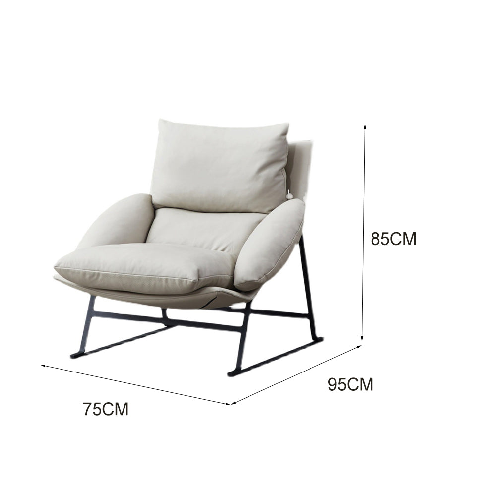 LIVARA EC1151 Feet Minimalist Fixed Leisure Style Chair