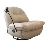 LIVARA EC1152 Solid Rotation Manual Functional Leisure Wood Frame Chair