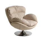 LIVARA EC1157 Fabric Scratch Frame Iron Cat Eggshell Chair