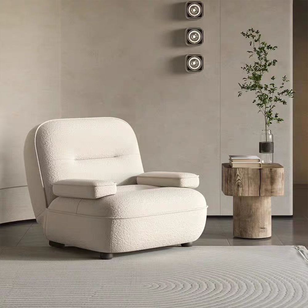 LIVARA EC1165 White Wood Leisure Ash Chair