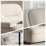 LIVARA EC1165 White Wood Leisure Ash Chair