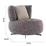 LIVARA EC1192 Wood With Durable High-Resilience Frame Foam Leisure Solid Chair