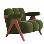 LIVARA EC1194 Leisure Wood Frame Solid Chair