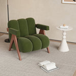 LIVARA EC1194 Leisure Wood Frame Solid Chair