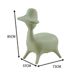 LIVARA EC1200 Molded Leisure Shaped Cartoon Tech Animal Fabric Foam Chair