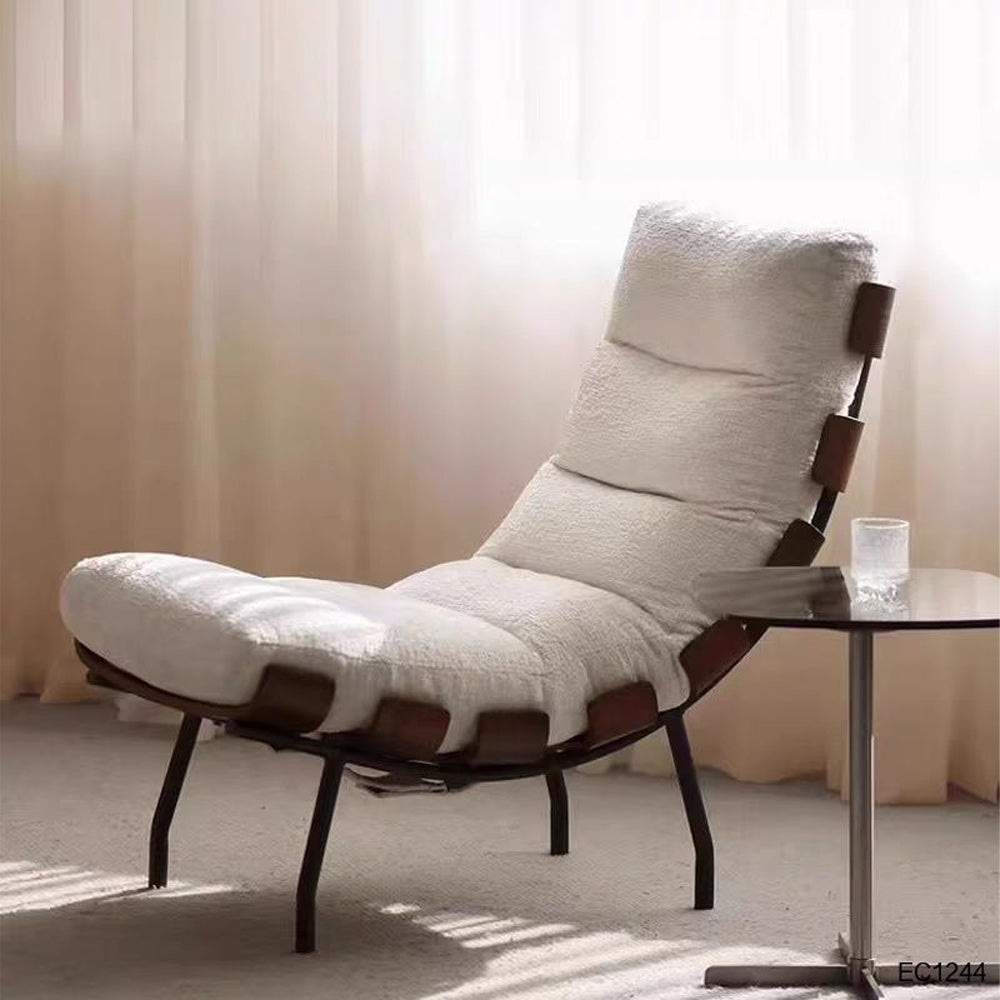 LIVARA EC1244 Leather Saddle Leisure Chair