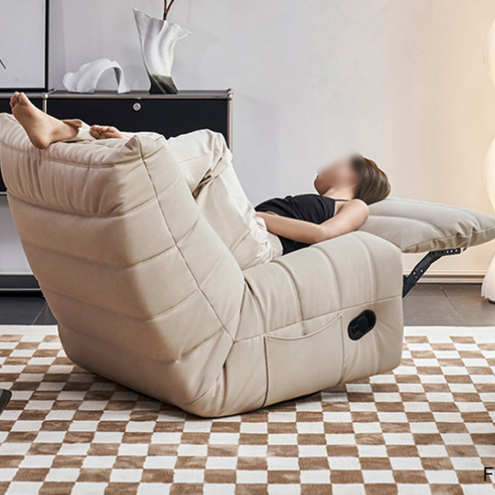 LIVARA FC1001 Leisure Shape Manual Swivel Rocking Caterpillar Chair