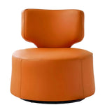 LIVARA FC1007 Manual Leather Faux Swivel Leisure Rocking Minimalist Chair
