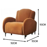 LIVARA FC1019 USB Suede Fabric Reclining Electric Leisure Chair