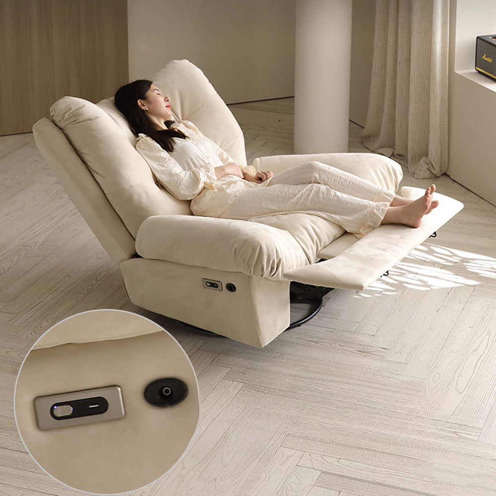 LIVARA FC1035 Wood Leisure High-Resilience Feather Frame Foam Solid Chair