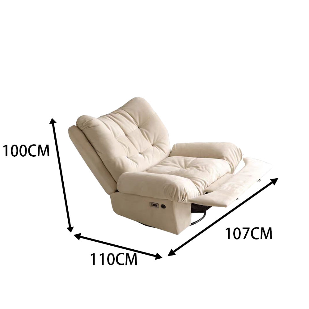 LIVARA FC1035 Wood Leisure High-Resilience Feather Frame Foam Solid Chair
