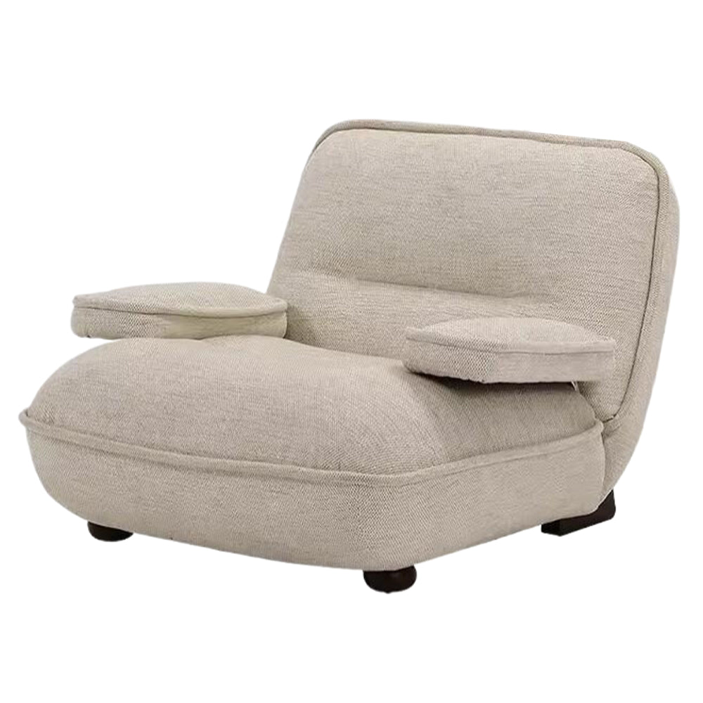 LIVARA EC1165 White Wood Leisure Ash Chair