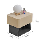 LIVARA NT1007 Side Style Minimalist Storage Table And Simple Modern Bedside With Small Table