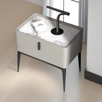 LIVARA NT1010 Cabinet Bedside Modern Sintered Minimalist Stone With Style Top