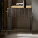 LIVARA NT1394 Panel Veneer Acrylic Bedside Eco-Friendly Board Drawer Wood Table