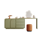 LIVARA 1009 - Stool Mirror Expandable Length 120cm Table LED With Design Dressing Green