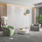 LIVARA SM1010 Velvet A Cream-Style With Throw Single Sofa Pillow