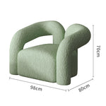 LIVARA SM1010 Velvet A Cream-Style With Throw Single Sofa Pillow