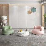 LIVARA SM1011 With Sofa A Cream-Style Throw Single Velvet Pillow