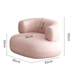 LIVARA SM1011 With Sofa A Cream-Style Throw Single Velvet Pillow