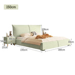 LIVARA SM1020 Two Light Sensor Fabric Matte With Bedside Bed 150/180cm Tables