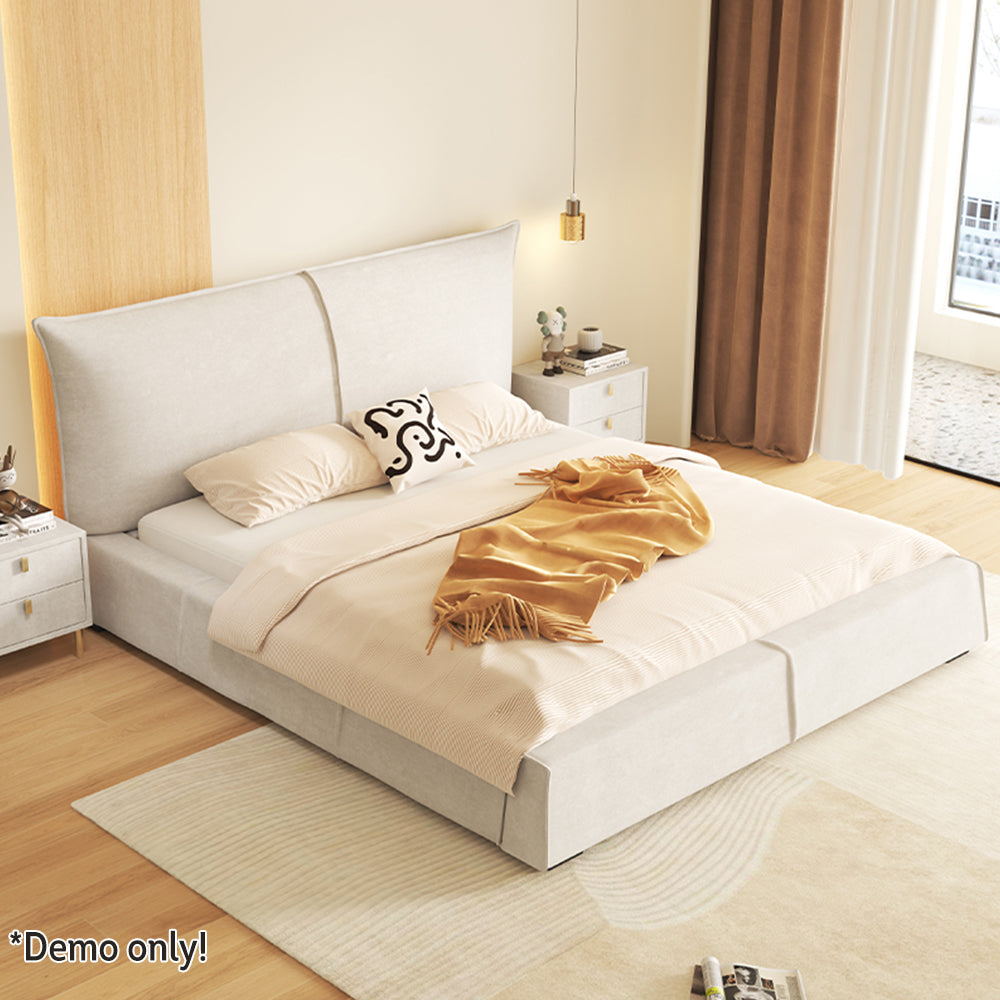 LIVARA SM1020 Two Light Sensor Fabric Matte With Bedside Bed 150/180cm Tables