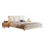 LIVARA SM1057 Two Bed Fabric Tables Baby Length With Velvet 150/180cm - Bedside White