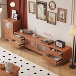 LIVARA Vintage-Style TV - Cabinet/Sideboard Wood Solid Walnut