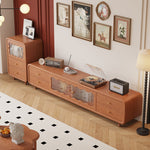 LIVARA Vintage-Style TV - Cabinet/Sideboard Wood Solid Walnut