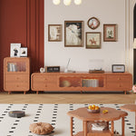 LIVARA Vintage-Style TV - Cabinet/Sideboard Wood Solid Walnut