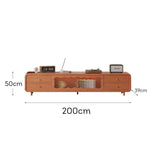 LIVARA Vintage-Style TV - Cabinet/Sideboard Wood Solid Walnut