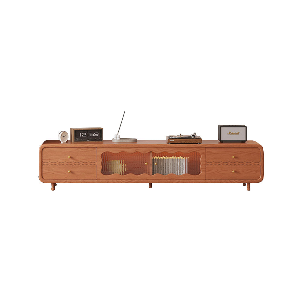 LIVARA Vintage-Style TV - Cabinet/Sideboard Wood Solid Walnut