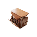 LIVARA Retractable Tabletop Table/Side Wine Coffee Table And Foldable Cabinet