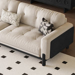 LIVARA 8113 Sofa Series 180-280cm With Vintage-style Throw Pillows