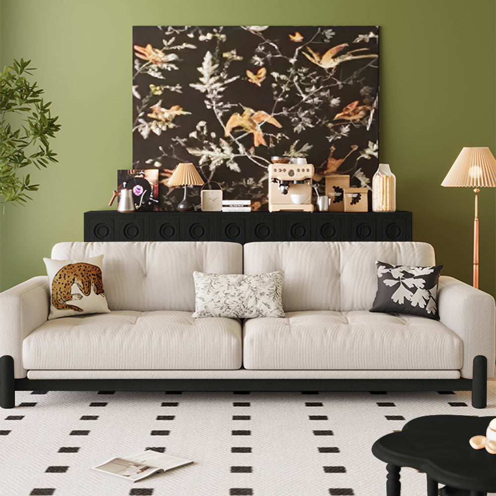 LIVARA 8113 Sofa Series 180-280cm With Vintage-style Throw Pillows