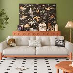 LIVARA 8113 Sofa Series 180-280cm With Vintage-style Throw Pillows