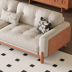 LIVARA 8113 Sofa Series 180-280cm With Vintage-style Throw Pillows