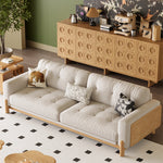 LIVARA 8113 Sofa Series 180-280cm With Vintage-style Throw Pillows