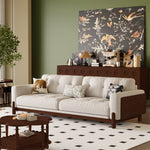 LIVARA 8113 Sofa Series 180-280cm With Vintage-style Throw Pillows