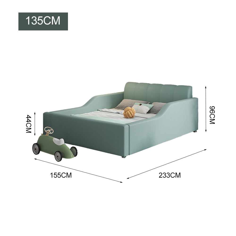 LIVARA SM901 Fabric Tech Length Kids Bed - 120/135/150/180cm Green