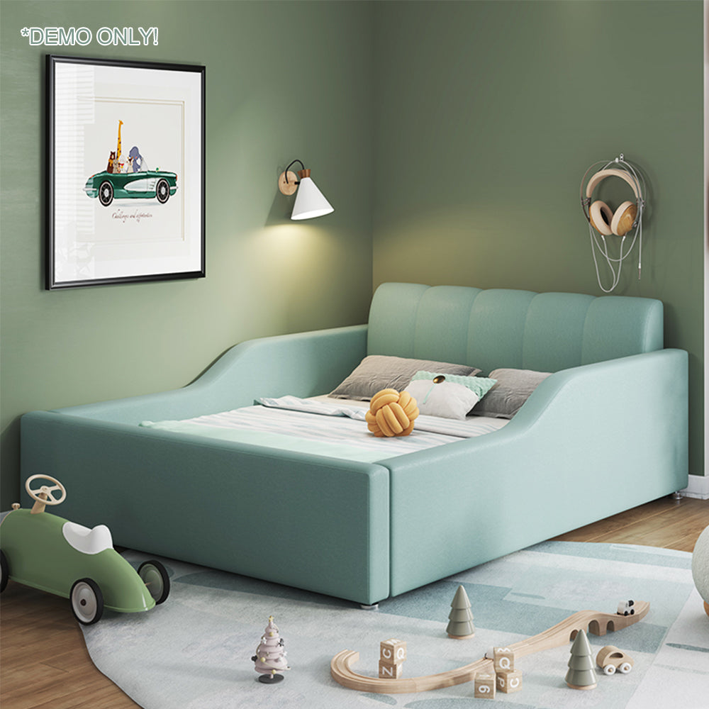 LIVARA SM901 Fabric Tech Length Kids Bed - 120/135/150/180cm Green