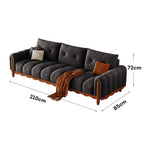 LIVARA 908 Leather Style Wax 180-280cm Oil With Vintage Sofa Throw Pillows