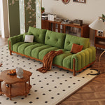 LIVARA 908 Style With Sofa Velvet Vintage 180-280cm Throw Pillows
