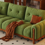 LIVARA 908 Style With Sofa Velvet Vintage 180-280cm Throw Pillows